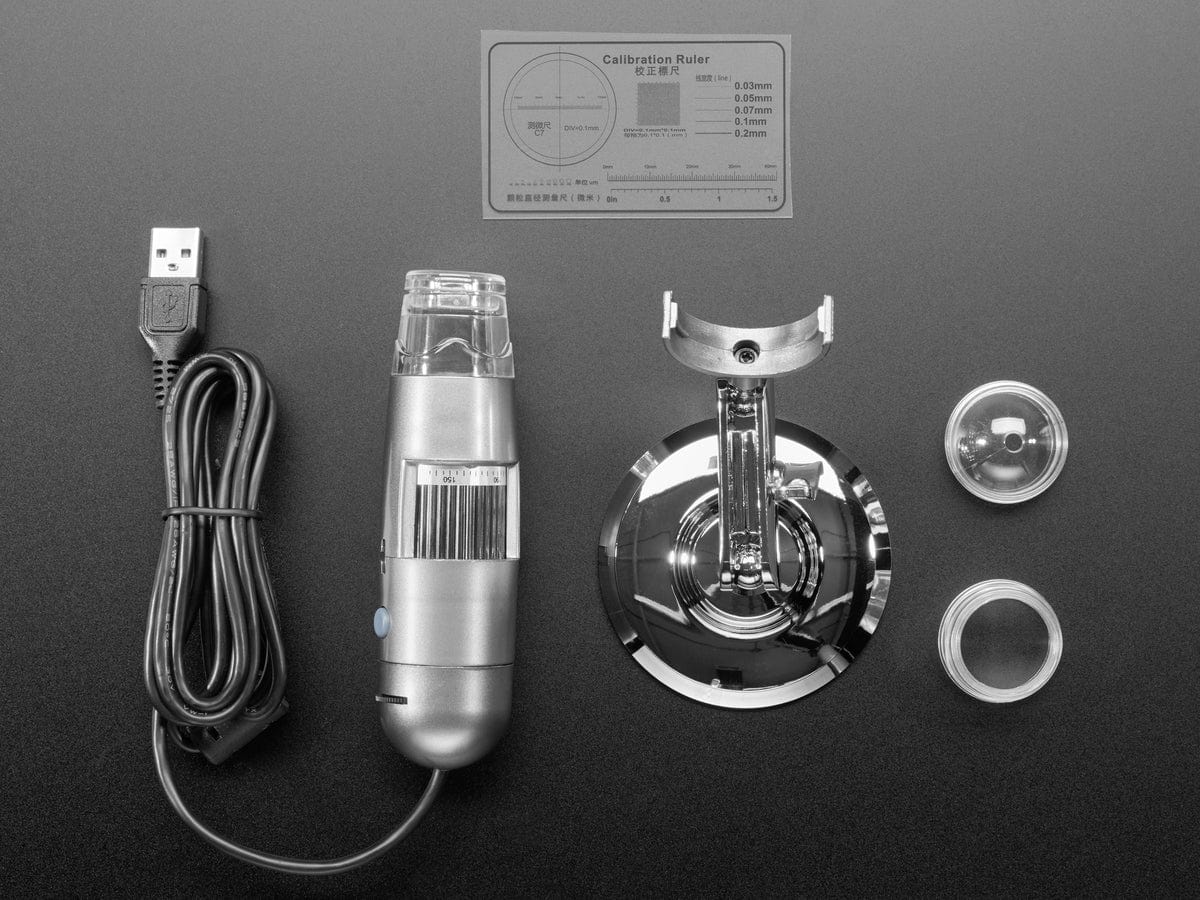 USB Microscope - 5MP interpolated 220x magnification / 8 LEDs - Image 2