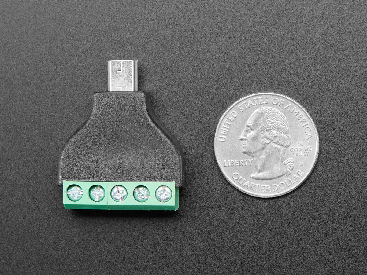 USB Mini B Male Plug to 5-pin Terminal Block - Image 5