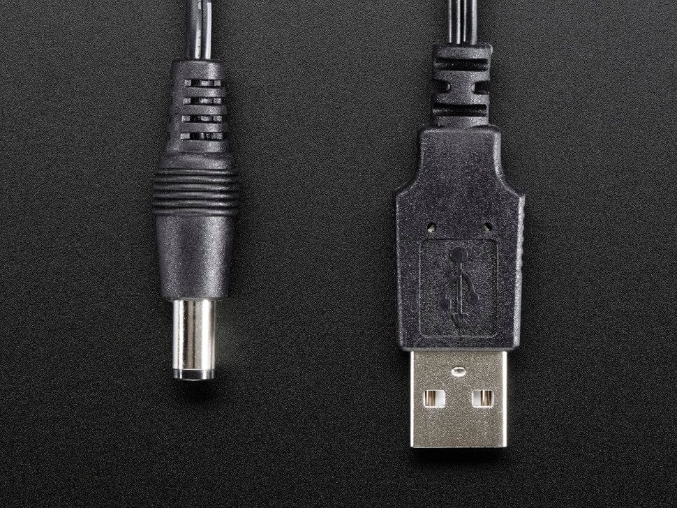 USB to 2.1mm Male Barrel Jack Cable (22AWG & 1 meter) - Image 4