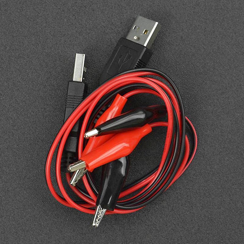 USB to Crocodile Clip Cable (2-pack) - Image 5