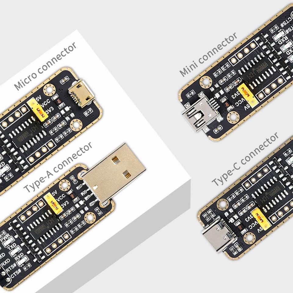 USB to UART Module (Micro/Mini/Type-A or Type-C) - Image 4