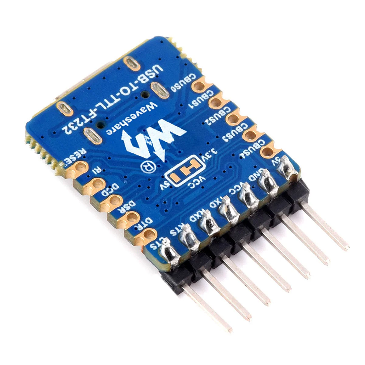 USB To UART (TTL) Mini Communication Module (With a Pre-Soldered Header) - Image 3