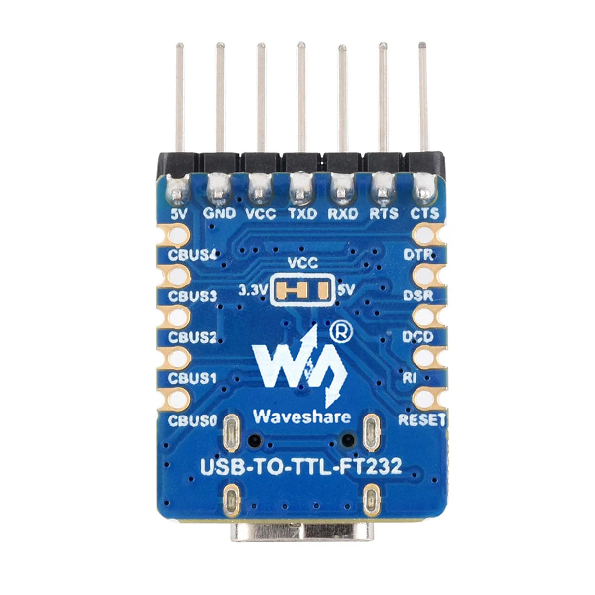 USB To UART (TTL) Mini Communication Module (With a Pre-Soldered Header) - Image 5