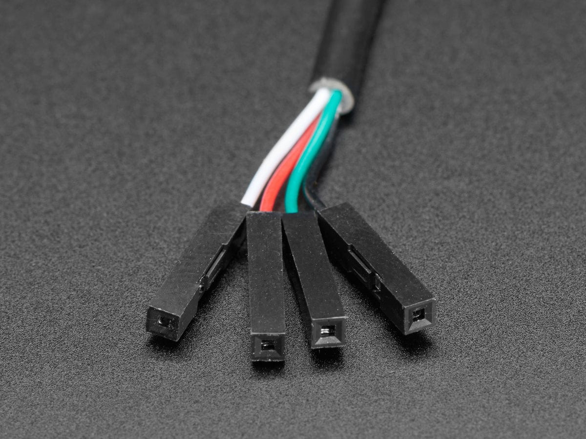 USB Type A Jack Breakout Cable with Premium Female Jumpers (30cm long) - Image 3
