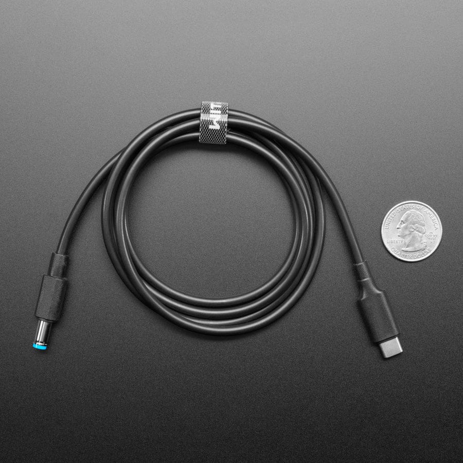 USB-C 3.1 PD to 5.5mm Barrel Jack Cable - 5V 5A 1.2m with E-Mark - Image 7