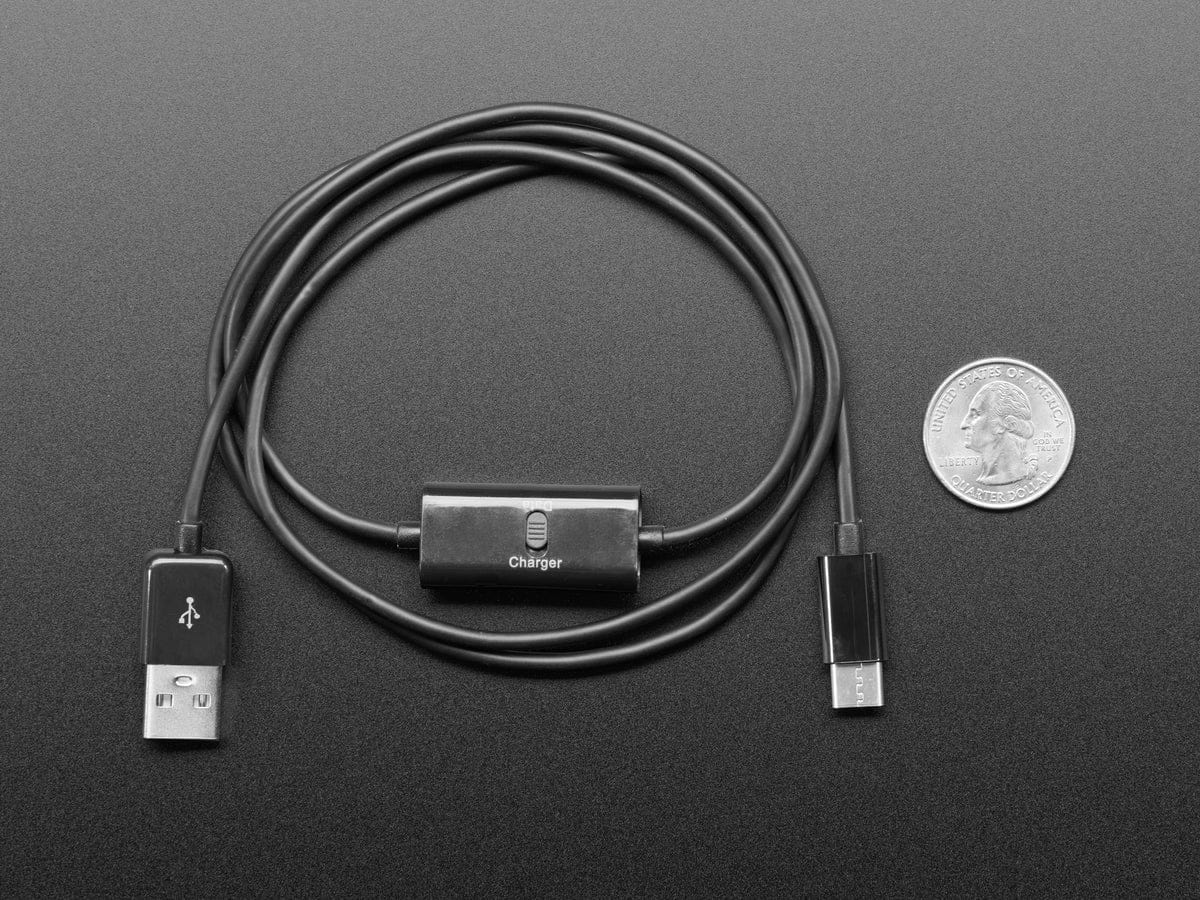USB Type C Cable with Data/Charge Switch (1 meter long) - Image 5