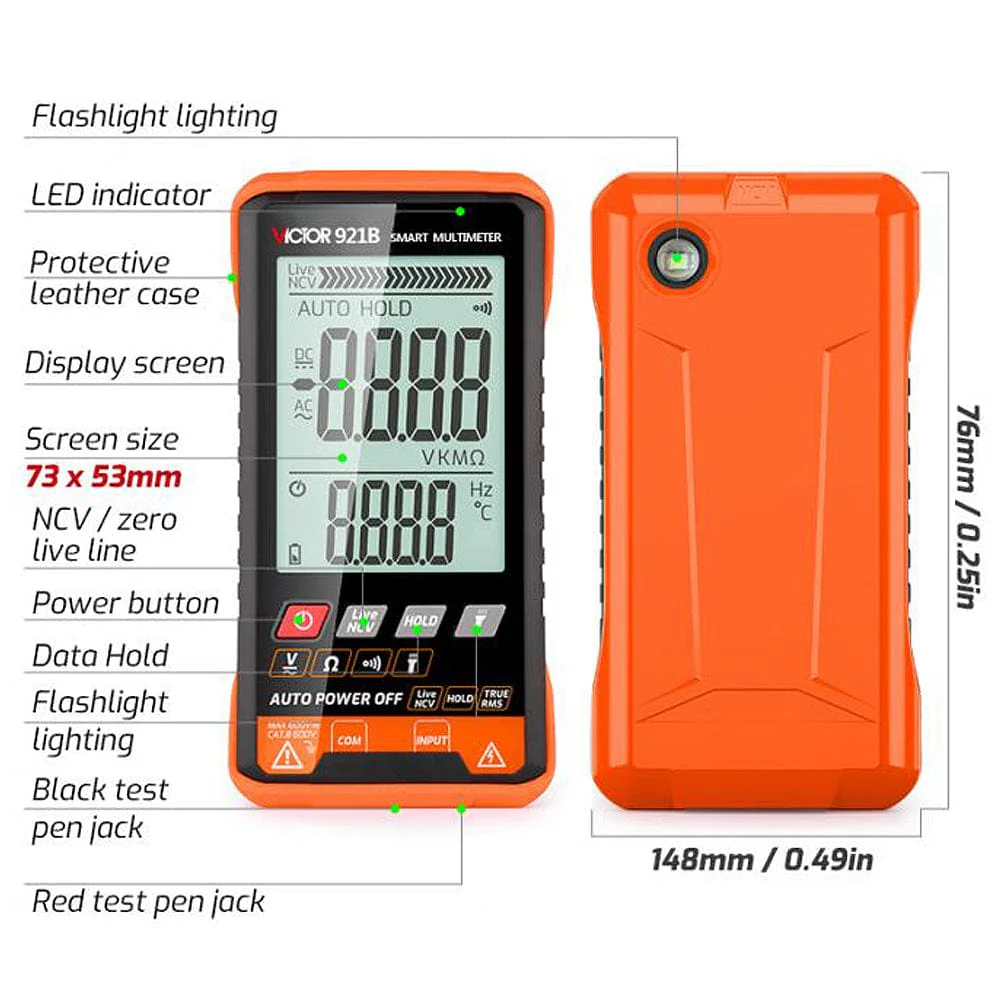 VICTOR 921B Smart Digital Multimeter - Image 3