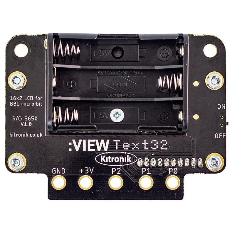 :VIEW text32 LCD Screen for the BBC micro:bit [discontinued] - Image 2