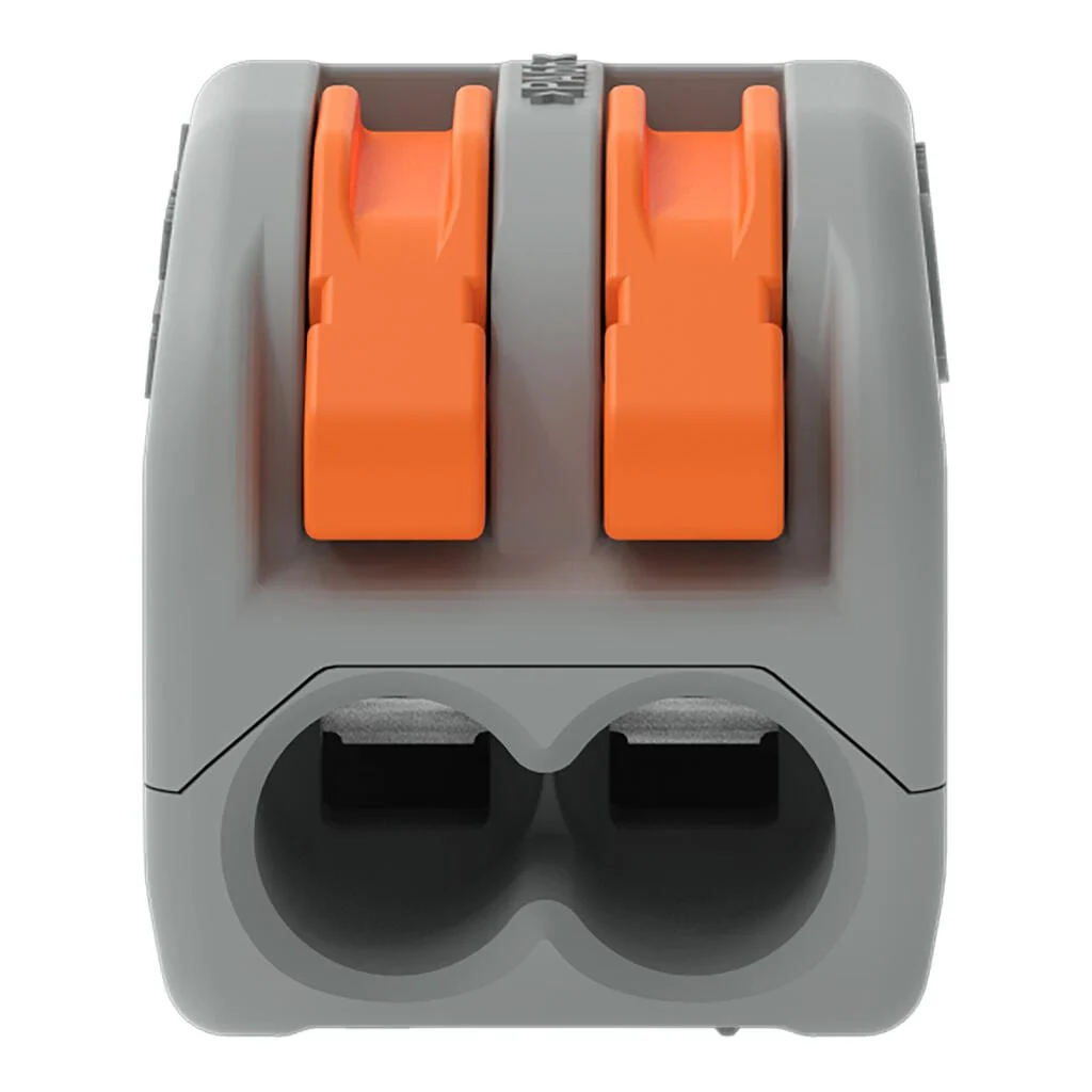 WAGO 222-412 32A 2-Way Lever Connectors - Pack of 3 - Image 3