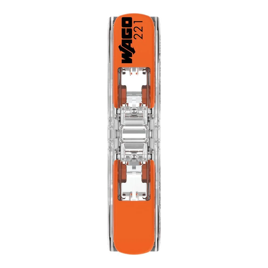 WAGO 221-2411 32A Inline Lever Connectors - Pack of 3 - Image 3