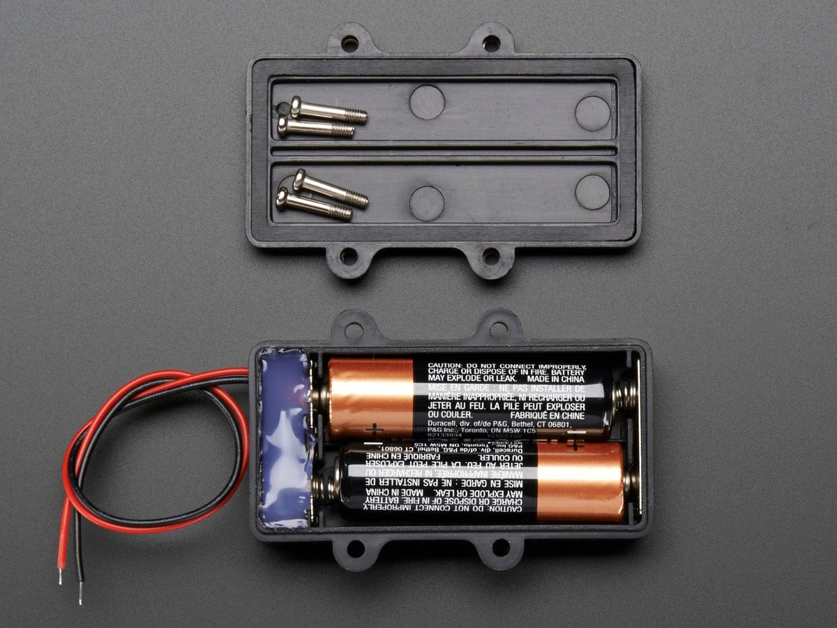Waterproof 2xAA Battery Holder with On/Off Switch - Image 4