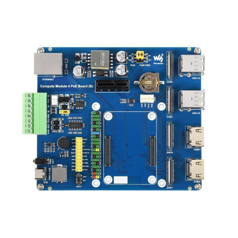 Compute Module 4 IO Board with PoE (B) - Image 2