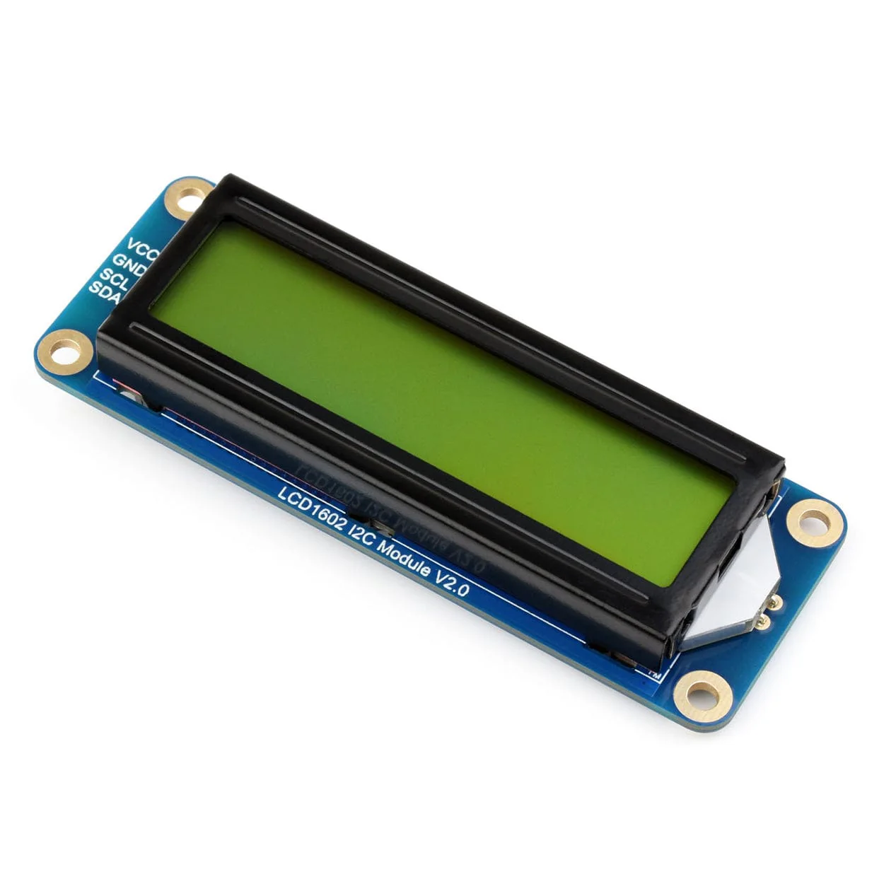 Waveshare Green 16x2 I2C LCD Module - 3.3V/5V with Backlight Control - Image 3