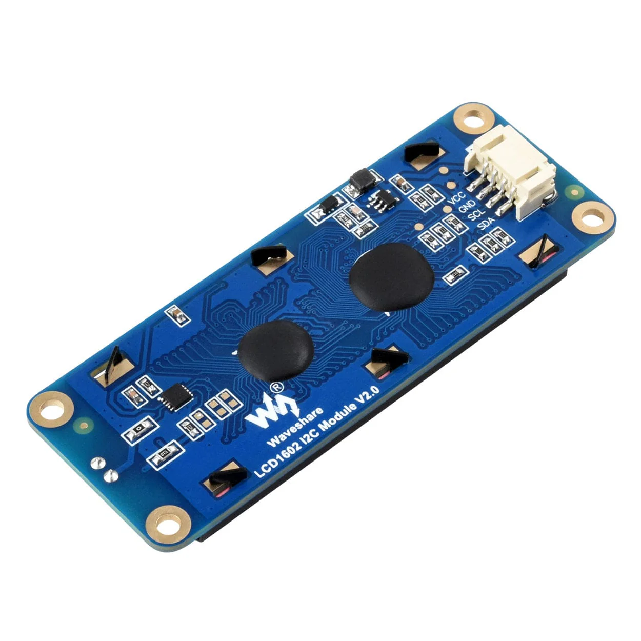 Waveshare Green 16x2 I2C LCD Module - 3.3V/5V with Backlight Control - Image 5