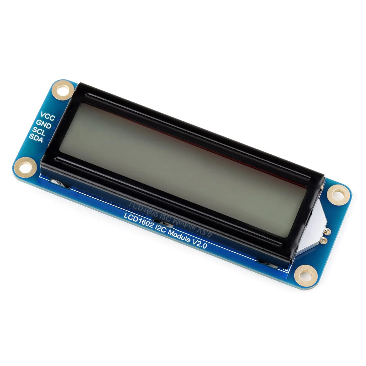 Waveshare Grey 16x2 I2C LCD Module - 3.3V/5V with Backlight Control - Image 3