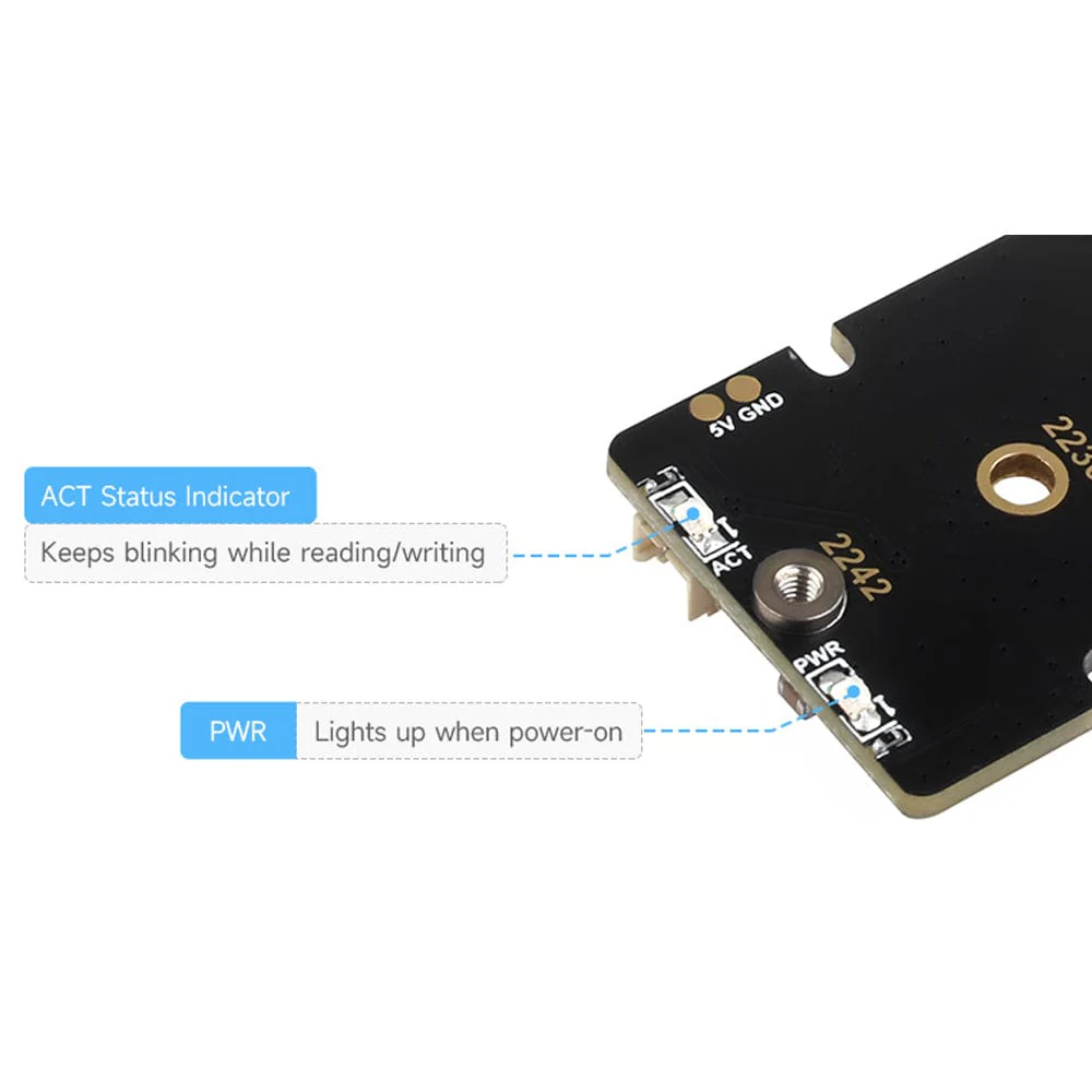 Waveshare M.2 Adapter with Active Cooler for Raspberry Pi 5 - Image 10