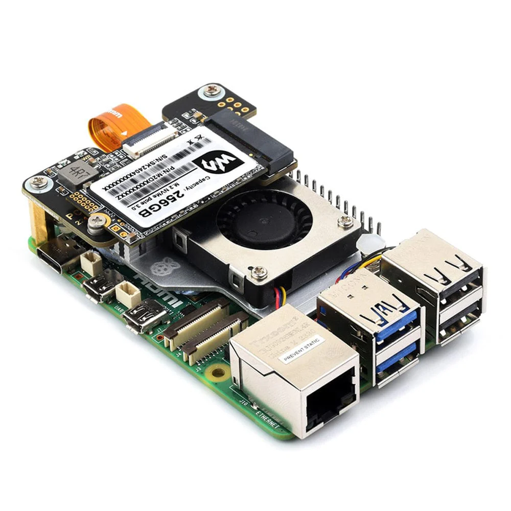 Waveshare Mini M.2 Adapter for Raspberry Pi 5 - Image 2