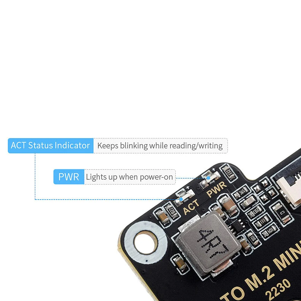 Waveshare Mini M.2 Adapter for Raspberry Pi 5 - Image 6