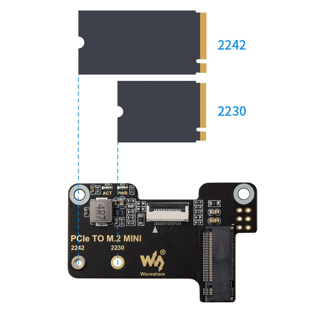 Waveshare Mini M.2 Adapter for Raspberry Pi 5 - Image 7