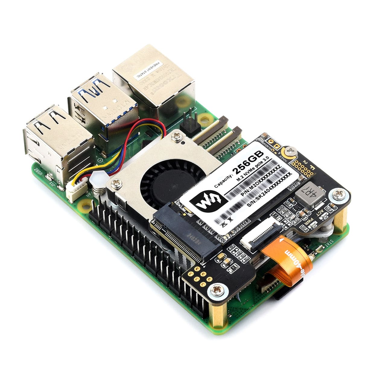 Waveshare Mini M.2 Adapter for Raspberry Pi 5 - Image 8