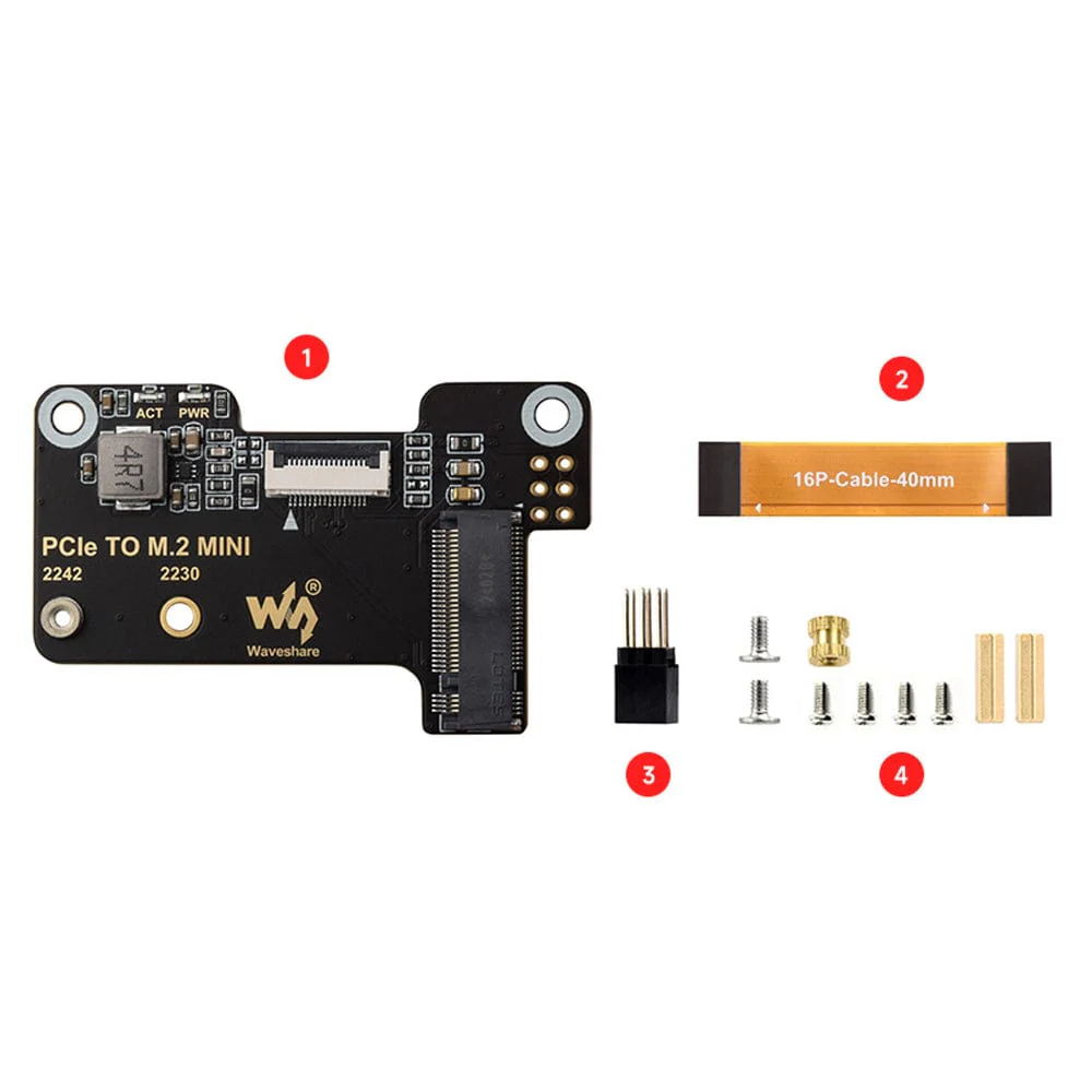Waveshare Mini M.2 Adapter for Raspberry Pi 5 - Image 9