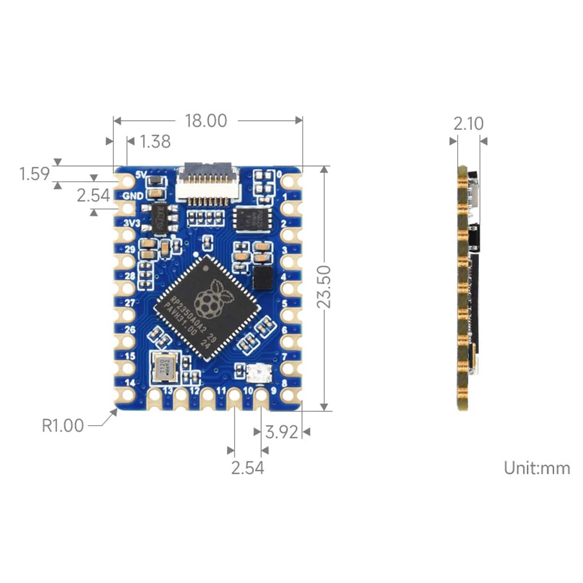 Waveshare RP2350 Tiny - Image 7