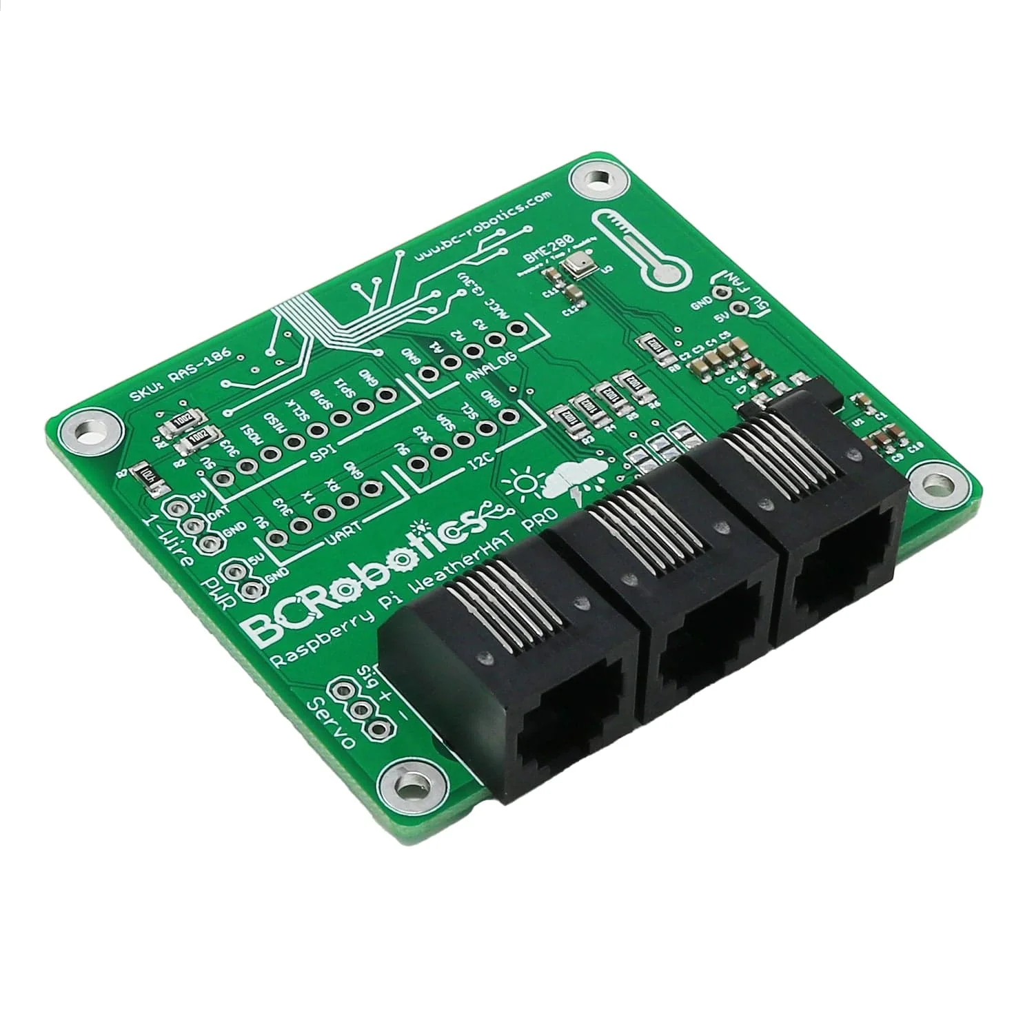 Weather HAT PRO (Assembled) for Raspberry Pi