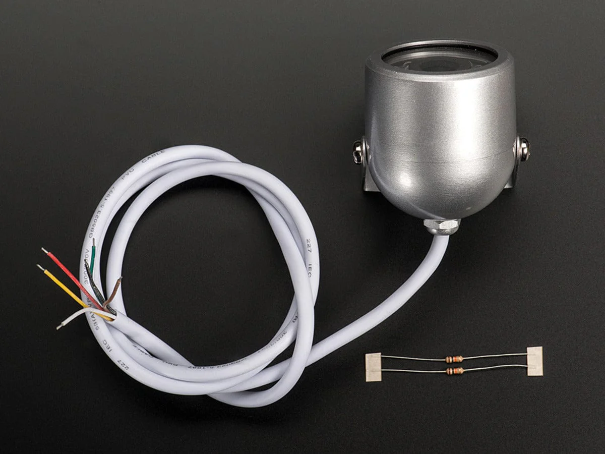 Weatherproof TTL Serial JPEG Camera with NTSC Video and IR LEDs - Image 2
