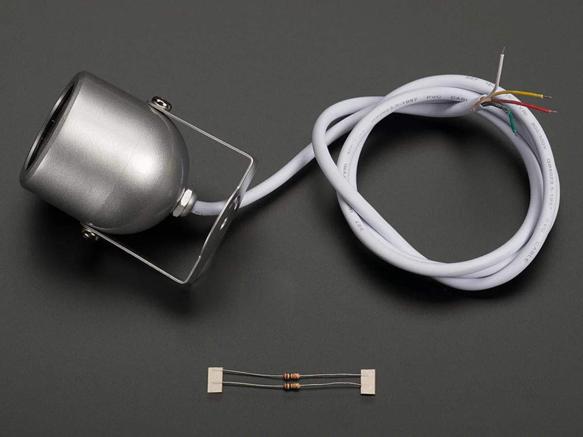 Weatherproof TTL Serial JPEG Camera with NTSC Video and IR LEDs - Image 3