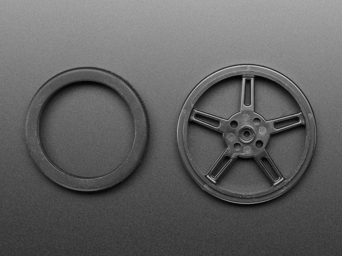 Wheel for Micro Continuous Rotation FS90R Servo - Image 2