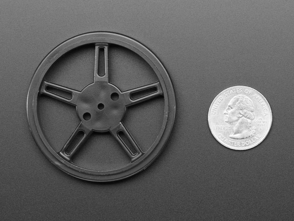 Wheel for Micro Continuous Rotation FS90R Servo - Image 3