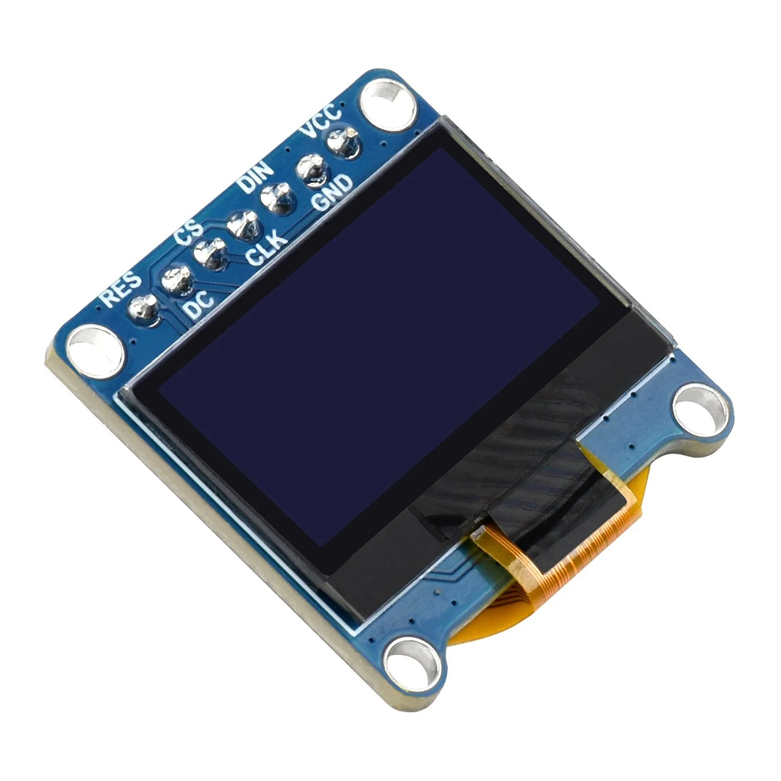 White 0.96" OLED Display Module (128x64) - Image 2