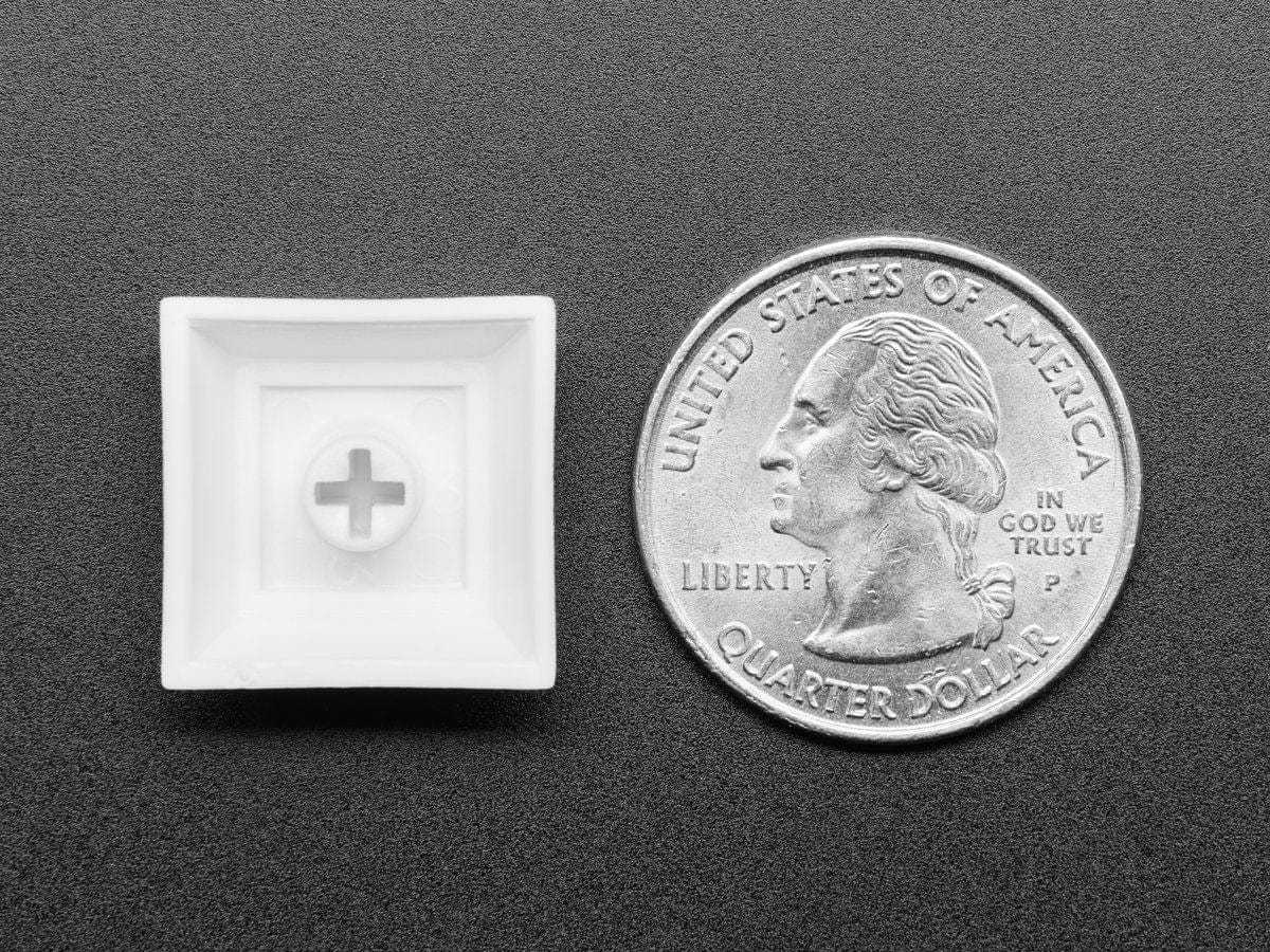 White DSA Keycaps for MX Compatible Switches - 10 pack - Image 4