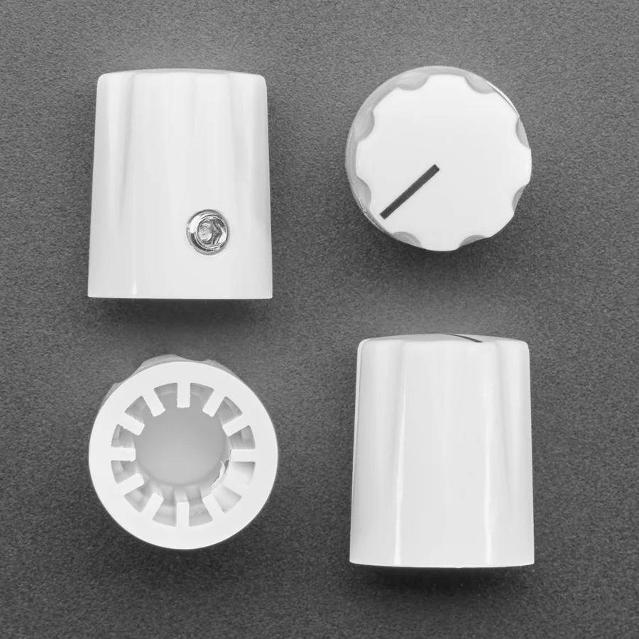 White Micro Potentiometer Knob - 4 pack - Image 2
