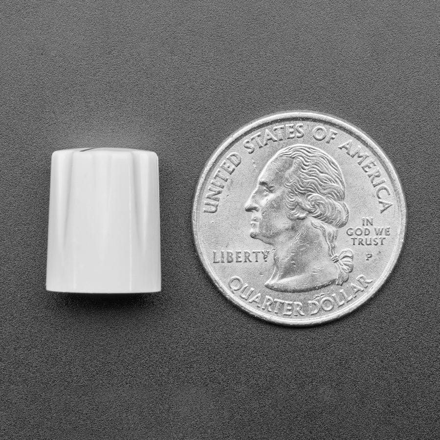 White Micro Potentiometer Knob - 4 pack - Image 3