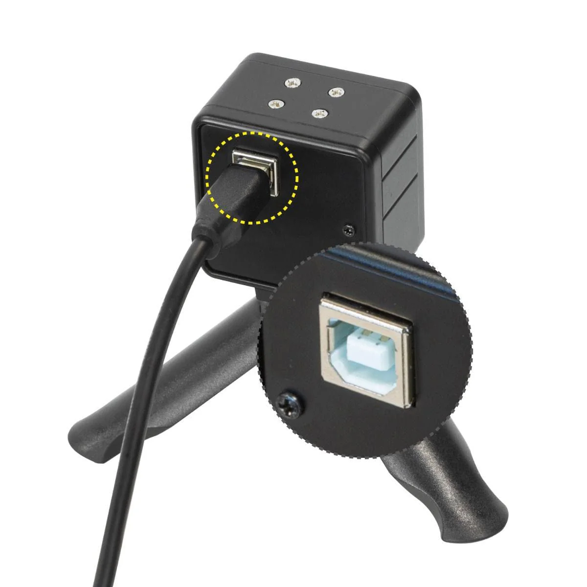 Wide-Angle 1080p UVC-Compliant USB Camera Module with Metal Case & Tripod [Discontinued] - Image 2