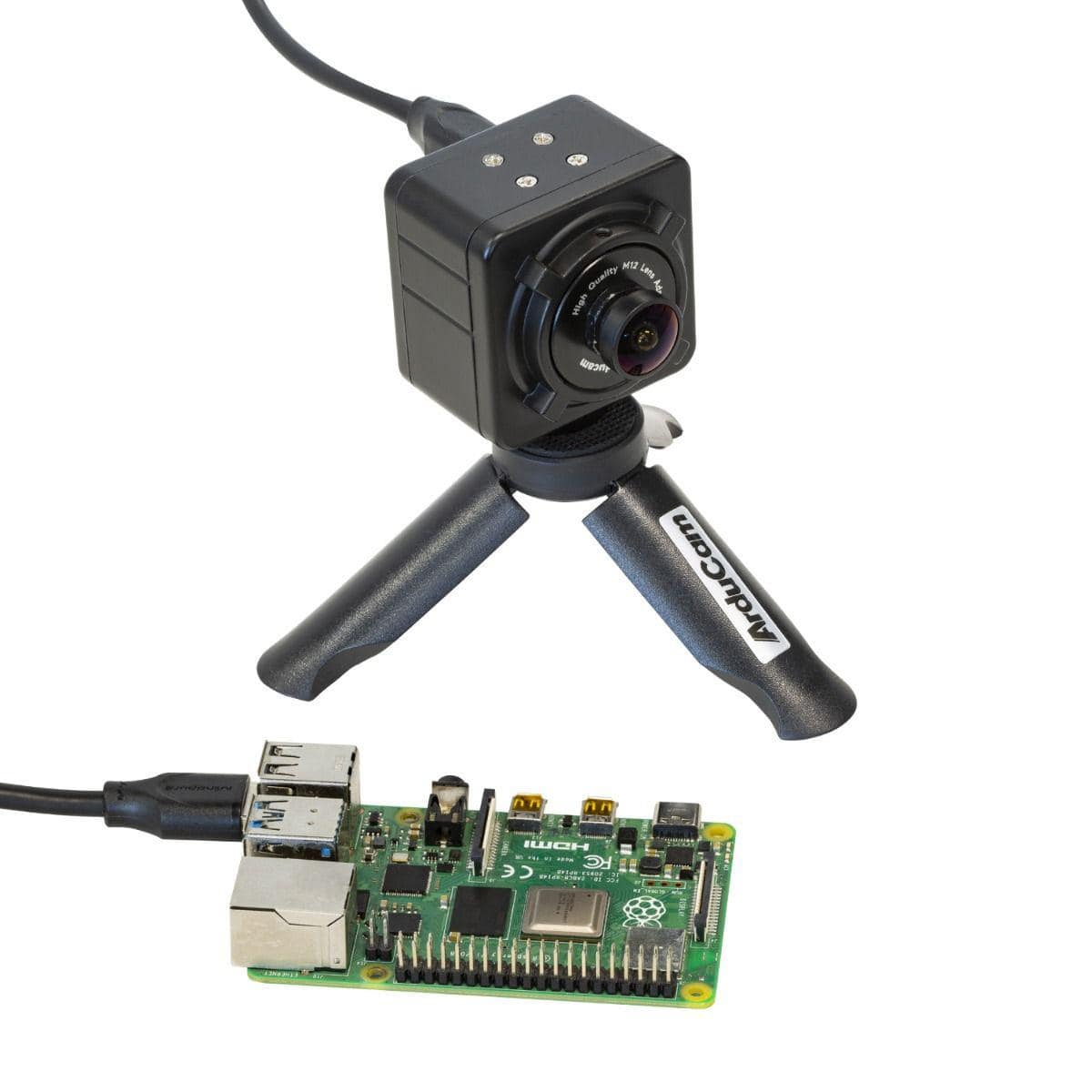 Wide-Angle 1080p UVC-Compliant USB Camera Module with Metal Case & Tripod [Discontinued] - Image 4