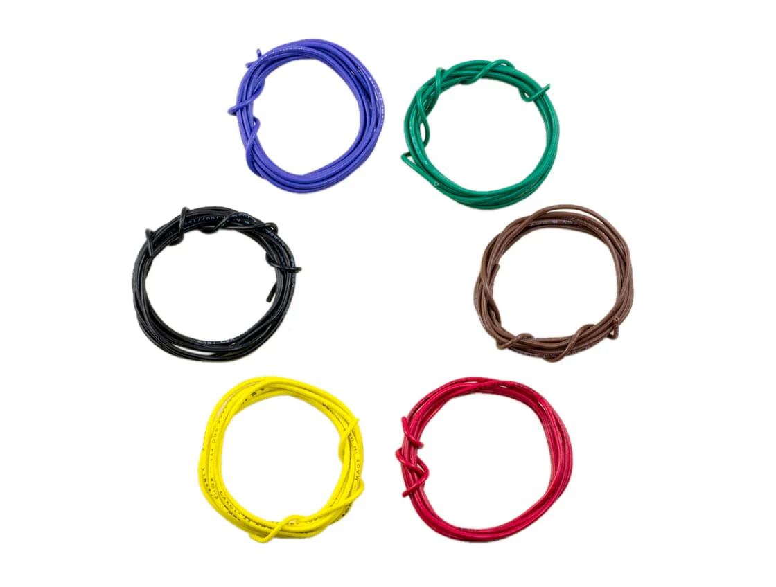 Solid Core Wire 22 AWG (Yellow) - 1m - Image 2
