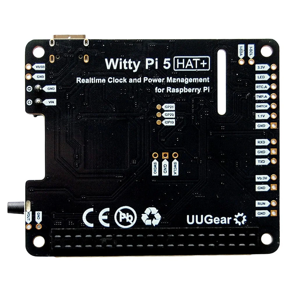 Witty Pi 5 HAT+ Real-Time Clock and Power Management for Raspberry Pi - Image 4
