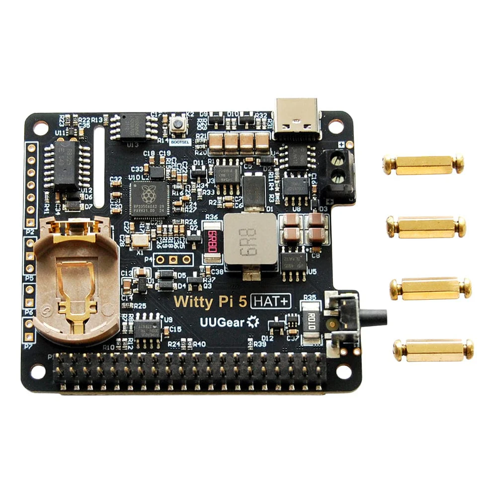 Witty Pi 5 HAT+ Real-Time Clock and Power Management for Raspberry Pi - Image 5