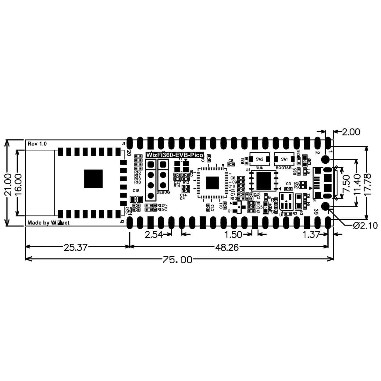 WIZnet WizFi360-EVB-Pico - Image 3
