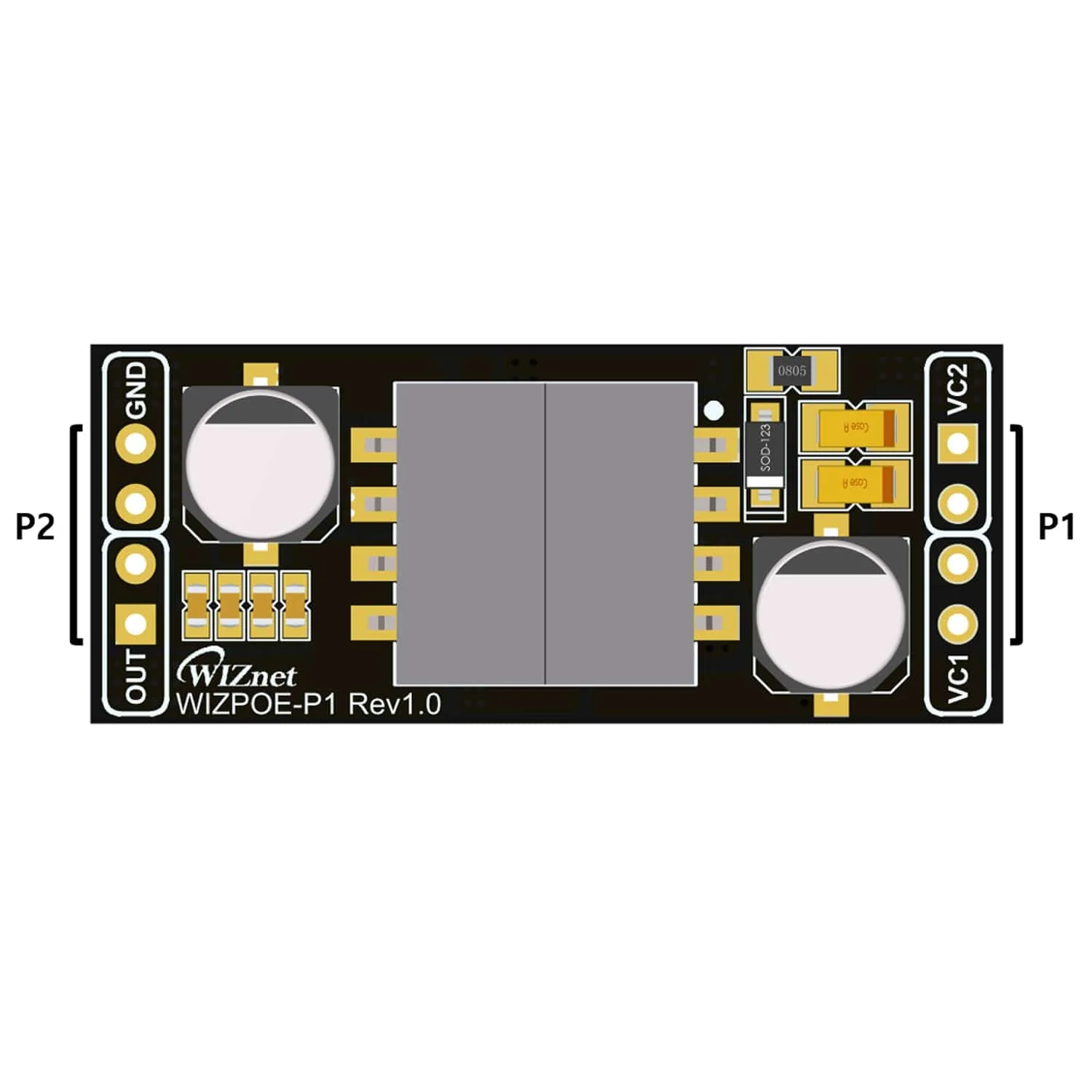 WIZnet WIZPoE-P1 PoE Module - Image 2