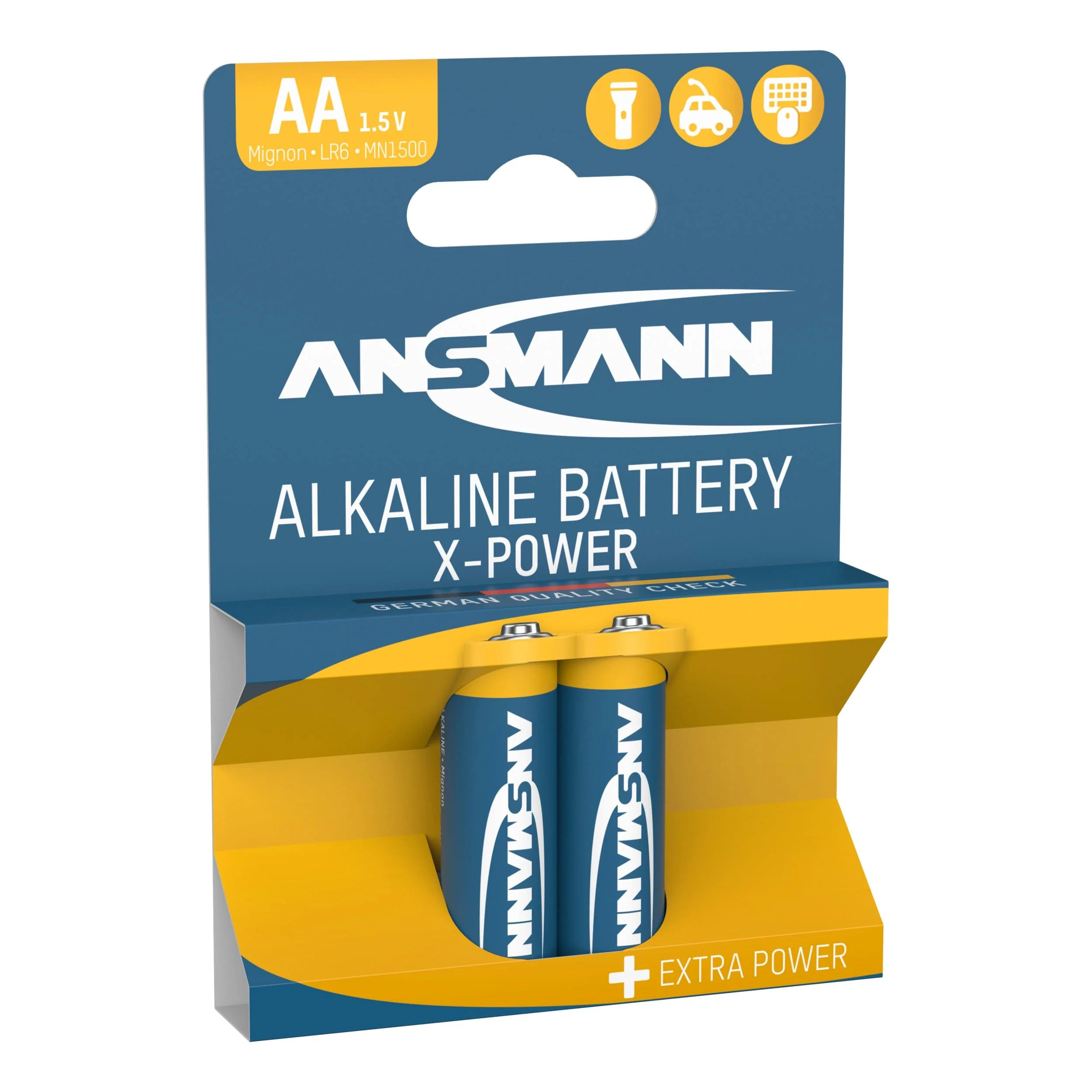 X-Power 1.5V AA Alkaline Batteries (2-Pack) - Image 2