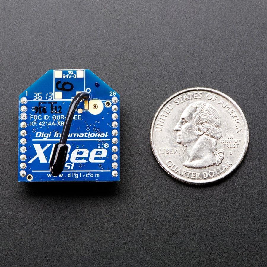 XBee Module - Series 1 - 1mW with Wire Antenna - XB24-AWI-001 - Image 3