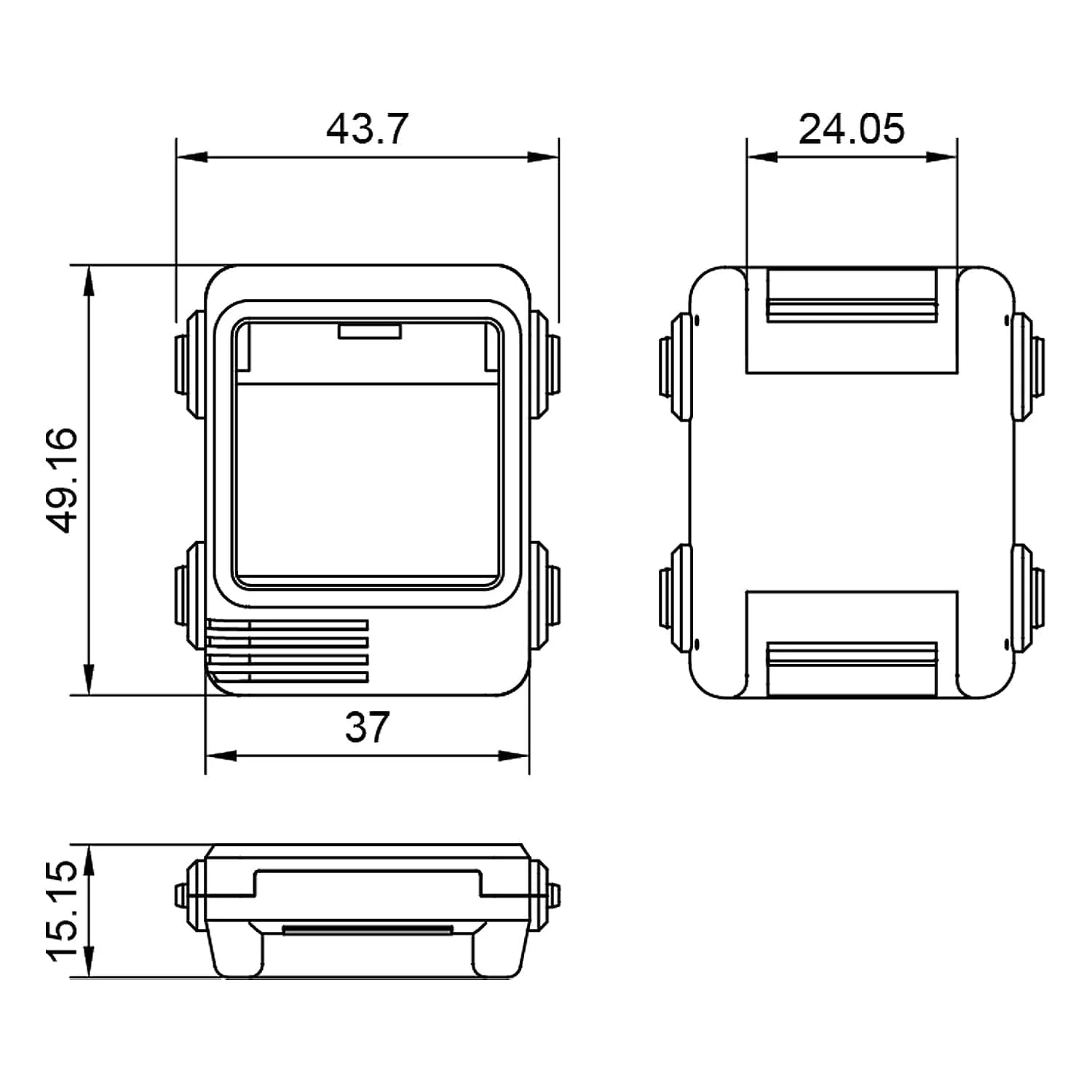 Yatari 2.0 Clear ABS Case for Watchy [Discontinued] - Image 4