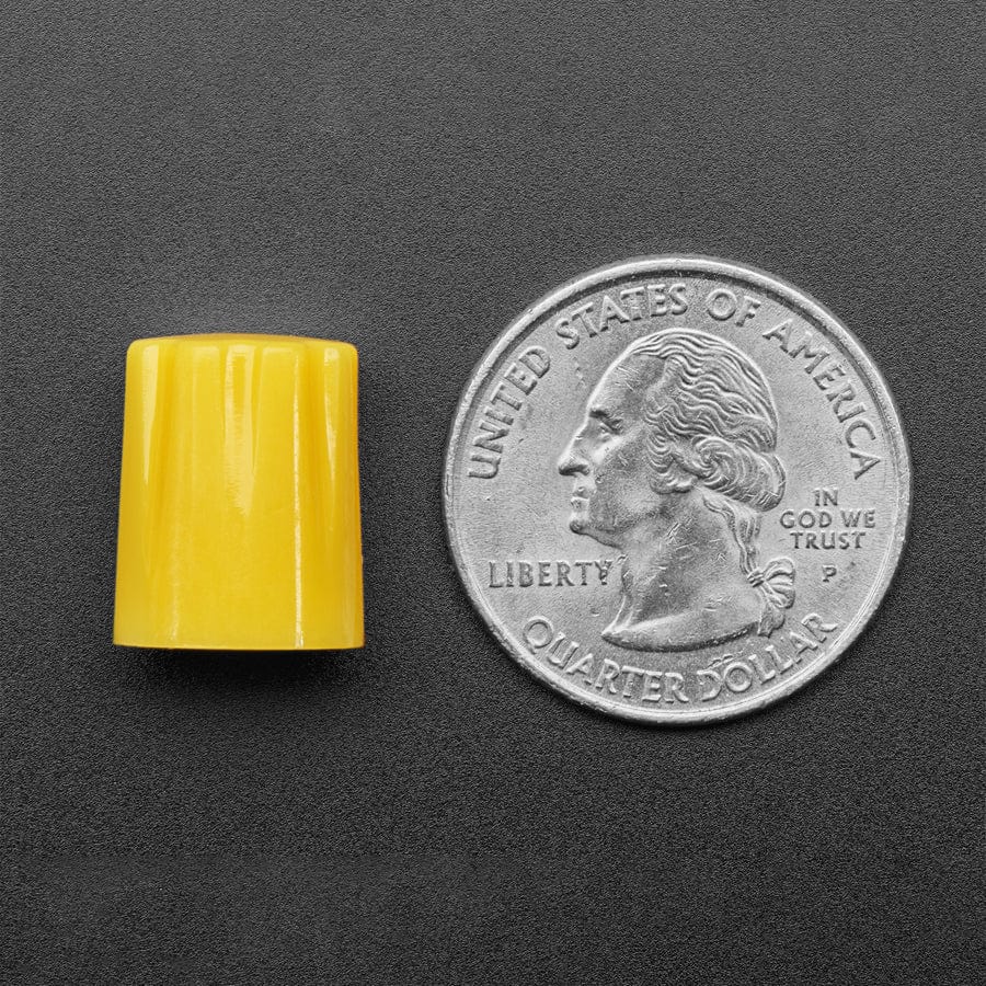 Yellow Micro Potentiometer Knob - 4 pack - Image 3