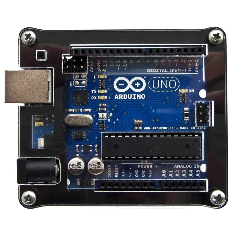 Zebra Classic Arduino UNO Case - Black Ice [Discontinued] - Image 2