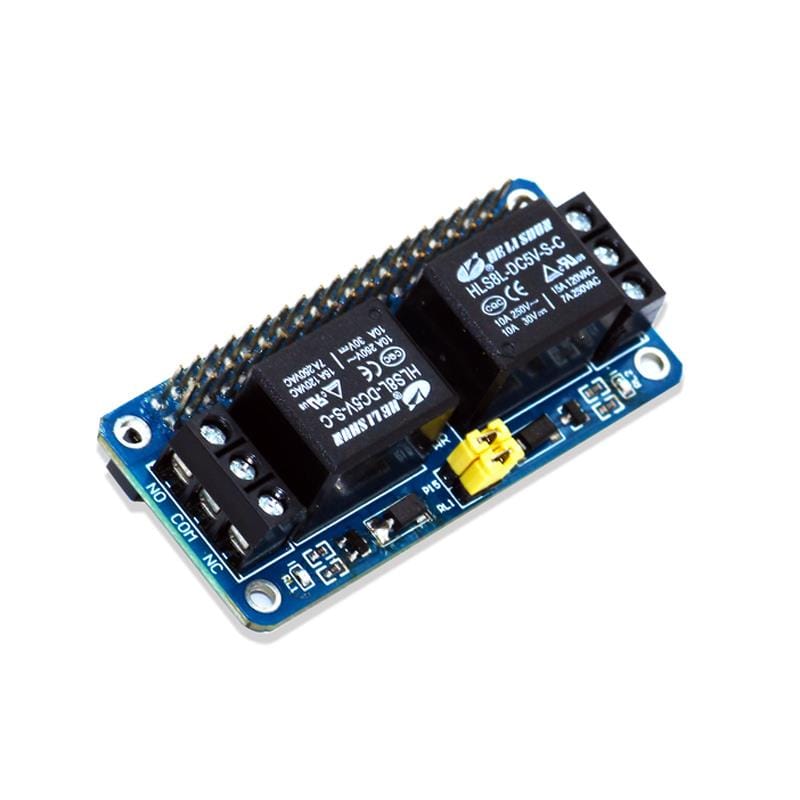 Zero Relay: 2-Channel 5V Relay Board for Pi Zero [Discontinued] - Image 2