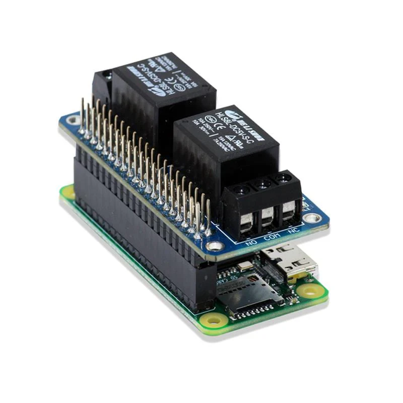 Zero Relay: 2-Channel 5V Relay Board for Pi Zero [Discontinued] - Image 3
