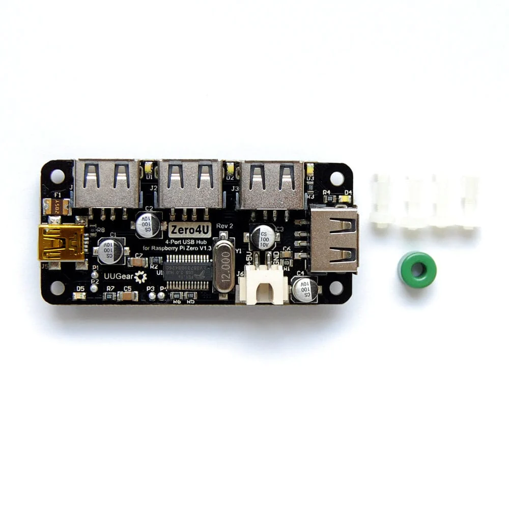Zero4U 4-Port USB Hub for Pi Zero W - Image 3